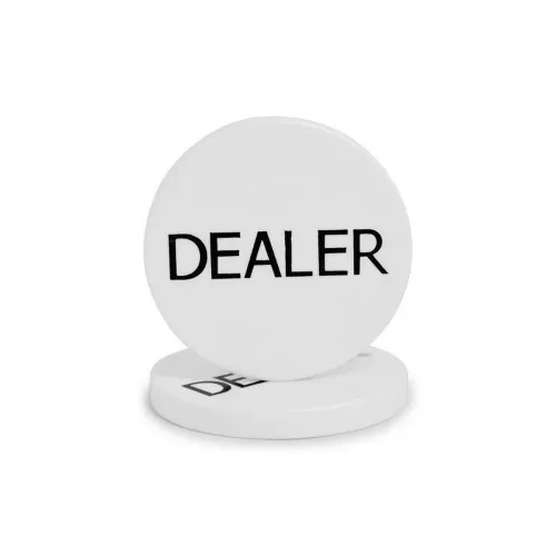 Dealer zseton fehér