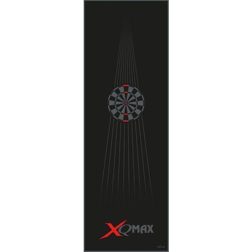 Dart puha szőnyeg XQ Max fekete-piros 237cm x 80cm