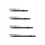 Darts fémhegy Harrows Quick Point HM Grip fekete, 26mm