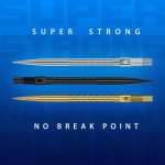 Darts fémhegy Harrows Quick Point HM Grip fekete, 40mm