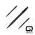 Darts fémhegy Harrows Quick Point Micro Grip fekete, 30mm