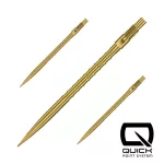 Darts fémhegy Harrows Quick Point HM Grip arany, 40mm