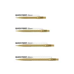 Darts fémhegy Harrows Quick Point HM Grip arany, 40mm