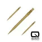 Darts fémhegy Harrows Quick Point Micro Grip arany, 30mm