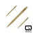 Darts fémhegy Harrows Quick Point Micro Grip arany, 30mm