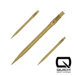 Darts fémhegy Harrows Quick Point Micro Grip arany, 35mm