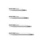 Darts fémhegy Harrows Quick Point Micro Grip ezüst, 26mm
