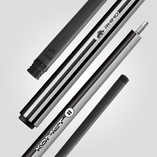 Pool Biliárd Rhino Komet II. Kezdő dákó  carbon spiccel 13mm