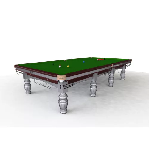 Riley Aristocrat Tournament Champion Snooker asztal Steel Block Cushions Mahogany