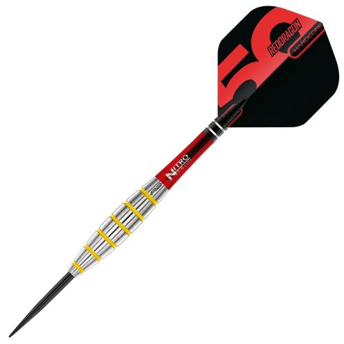 Dart szett steel Red Dragon Darts 50 Years - Chunky Stumpy 3, 24g 85% wolfrám