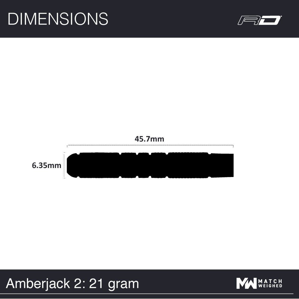 Red Dragon Amberjack Pro 2 fléchettes souples - 20g