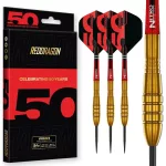 Dart szett steel Red Dragon Darts 50 Years - Golden Virgin 5, 24g 90% wolfrám