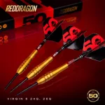 Dart szett steel Red Dragon Darts 50 Years - Golden Virgin 5, 24g 90% wolfrám