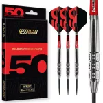 Dart szett steel Red Dragon Darts 50 Years - Hexoset 3, 25g 85% wolfrám (készlet erejéig)