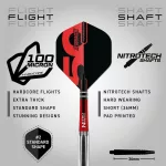 Dart szett steel Red Dragon Darts 50 Years - Hexoset 3, 25g 85% wolfrám (készlet erejéig)