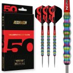 Dart szett steel Red Dragon Darts 50 Years - Shockwaves, 26g 90% wolfrám