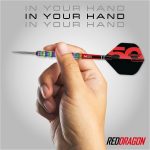 Dart szett steel Red Dragon Darts 50 Years - Shockwaves, 26g 90% wolfrám
