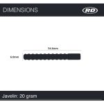 Dart szett Red Dragon steel Javelin, 85% wolfram, 20g