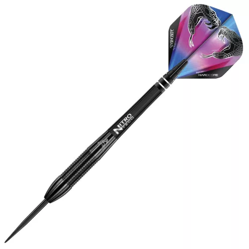 Dart szett Red Dragon steel Peter Wright Snakebite 3 Black 26g, 90% wolfram
