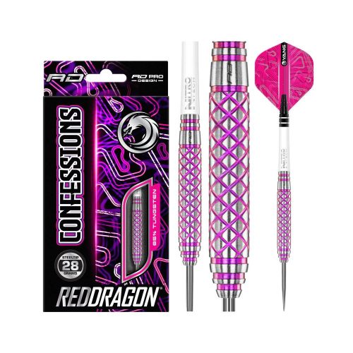 Dart szett Red Dragon steel Confessions, 85% wolfram, 28g