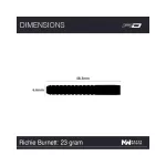 Dart szett steel Red Dragon Richie Burnett 23g 90% wolfram