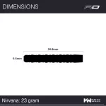 Dart szett Red Dragon steel Nirvana, 23g, 90% wolfram