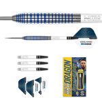 Dart szett steel Red Dragon Luke Humphries TX3 Cool Blue SE 22g 90% wolfram