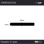 Dart szett steel Red Dragon Paradym - Tapered 21g, 90% wolfrám