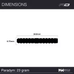 Dart szett steel Red Dragon Paradym - Tapered 23g, 90% wolfrám