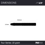 Dart szett steel Red Dragon Adam Sevada 22g, 90% wolfrám