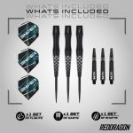 Dart szett steel Red Dragon Connor Scutt 22g, 90% wolfrám