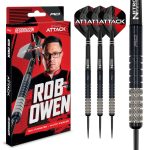 Dart szett steel Red Dragon Rob Owen 22g, 90% wolfrám