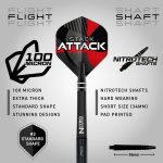 Dart szett steel Red Dragon Rob Owen 22g, 90% wolfrám