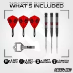 Darts szett steel Red Dragon SP Jonny Clayton Hiraeth, 22g 90% wolfram