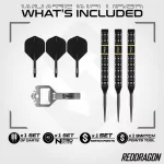 Darts szett steel Red Dragon SP Ascend Parallel, 22g 90% wolfram