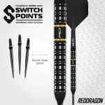 Darts szett steel Red Dragon SP Ascend Parallel, 22g 90% wolfram