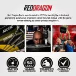 Darts szett steel Red Dragon SP Ascend Parallel, 22g 90% wolfram