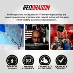 Darts szett steel Red Dragon SP Gerwyn Price Gezzy Blue, 24g 90% wolfram