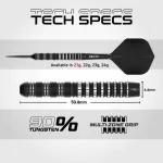 Darts szett steel Red Dragon SP Sable Parallel, 21g 90% wolfram