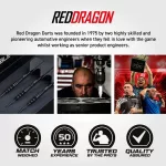 Darts szett steel Red Dragon SP Sable Parallel, 22g 90% wolfram