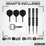 Darts szett steel Red Dragon SP Sable Parallel, 24g 90% wolfram