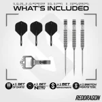 Darts szett steel Red Dragon SP Gian Van Veen Tour Edition, 21g 90% wolfram