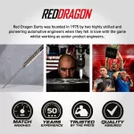 Darts szett steel Red Dragon SP Gian Van Veen Tour Edition, 21g 90% wolfram