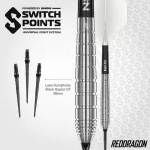 Darts szett steel Red Dragon SP Luke Humphries TX1 Pioneer, 22g 90% wolfram