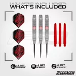 Darts szett steel Red Dragon Jonny Clayton, 21g brass réztestű