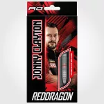 Darts szett steel Red Dragon Jonny Clayton, 21g brass réztestű