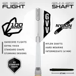 Darts szett steel Red Dragon Gian Van Veen, 21g brass réztestű