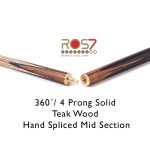 Snooker dákó, Riley ROS7 10. 3/4-es, kétrészes, teleszkópos hosszabbítóval