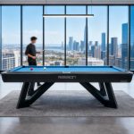 Biliárdasztal Rasson Wolf fekete  9' verseny biliárdasztal