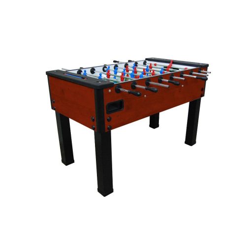 Csocsó asztal, SARDI Home Atlantis Lux mahagóni, homokfúvott üveglapos pálya, 5'-ös méret